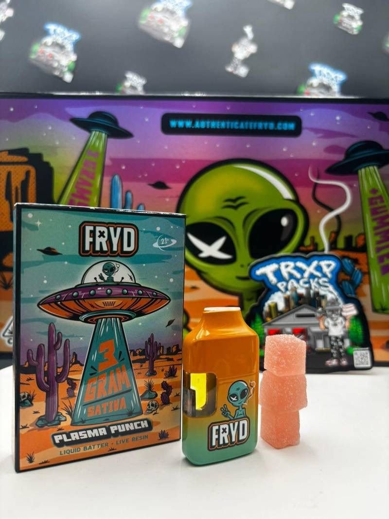 Plasma Punch Fryd 3G with Gummies | Authentic Fryd 3G Disposable