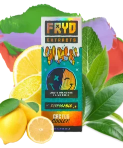 Cactus Cooler Fryd Flavor Fryd Extracts Live Resin Vape with orange pineapple citrus flavor