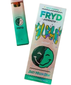 Juicy Melon Dew Fryd Liquid Diamonds vape with sweet melon flavor and premium extract profile