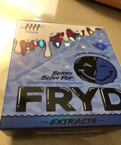 Berry Blow Pop Fryd Liquid Diamonds vape with sweet berry candy flavor and premium extract profile