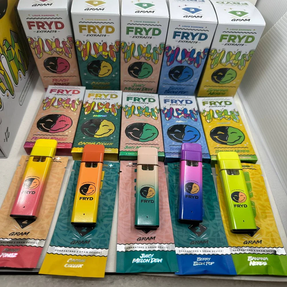 Juicy Melon Dew Fryd Liquid Diamonds vape with sweet melon flavor and premium extract profile