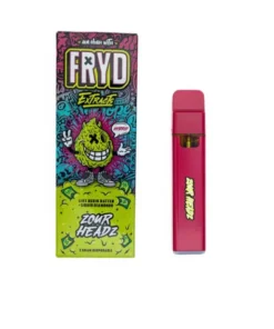 Zour Headz Fryd Disposable with sour candy citrus berry flavor Fryd Extracts Live Resin vape