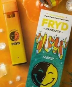 Fryd Extracts Papaya Punch​ Disposable packaging and tropical papaya flavor details