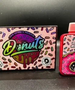 Fryd Donuts Cherry Crumble Disposable Indica-dominant hybrid with cherry dessert-inspired branding