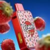 Strawberry Glaze Donuts by Fryd premium dessert flavor with sweet strawberry glaze and authentic Fryd cart design