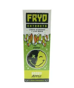 Angry Apple Fryd Disposable 2g product packaging and flavor information