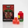 Fryd 3G Cosmic Cherry Kush Disposable Indica product packaging with cherry-inspired flavor branding