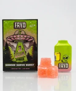 Fryd 3g Gama Guava Burst Disposable featuring tropical guava-inspired flavor branding
