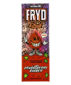 Fryd Cranberry Banger Disposable 2G product packaging and cranberry flavor details
