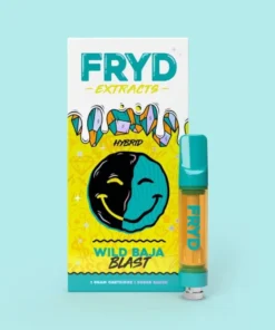 Fryd Extracts Wild Baja Blast product packaging with tropical citrus flavor labeling