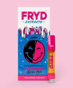 FRYD Raspberry Blow Pop Cart featuring a sweet raspberry and lollipop-inspired candy flavor profile