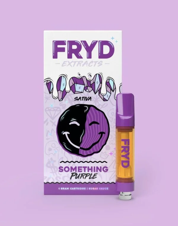 Fryd Something Purple Cart featuring a sweet purple fruit-inspired flavor profile