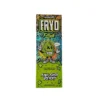 Kiwi Kush Berry Fryd Disposable Indica product packaging with kiwi and berry flavor branding